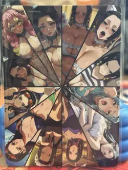One Piece, Custom Spicy Waifu Lot Of Boa Hancock Foiled Textured Anime Card - Image 2