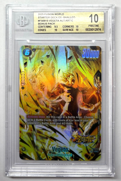 Dragon Ball BGS 10 Vegeta Alt Art Common FS09-15 Dragon Ball Legends Chase Card - Image 1