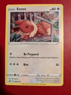 EEVEE - HOLO PROMO - SWSH175 FUSION STRIKE Pokemon Card NEAR MINT Condition - Image 1