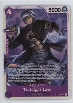 2023 One Piece Card Game: The Three Captains ST-10 Trafalgar Law #ST10-010 - Image 1