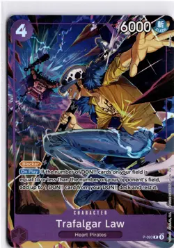 Trafalgar Law (Illustration Box Vol.6) PR One Piece Promotion Cards P-093 NM Foi - Image 1
