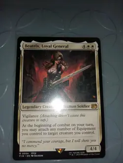 MTG Beatrix Loyal General Final Fantasy Regular Card #554 Rare Near Mint - Image 1