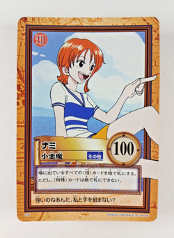 Nami, Little Devil - C09 - One Piece Carddass Hyper Battle card (1999 Japan) - Image 1