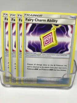 Pokemon: 4 x Fairy Charm Ability - 171/214 Pokemon Trainer Cards - Image 1