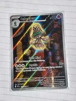 Pokemon TCG Beheeyem Holo Black Bolt Illustration Rare Card 121/086 English - Image 1