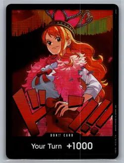 DON!! Card (Nami) Extra Booster: One Piece Heroines Edition One Piece Foil NM - Image 1