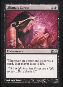 RS | (A) Magic The Gathering MTG | English | Liliana's Caress | M11 | NM- - Image 1