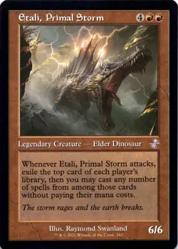 Etali, Primal Storm RETRO FRAME Time Spiral Remastered Magic MTG NM - Image 1