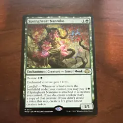 Wizards Springheart Nantuko Rare Enchantment Modern Horizons 3 Green - Image 1