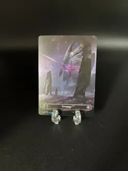 MTG Swamp 0369 Borderless Galaxy Foil Edge of Eternities NM/M - Image 1