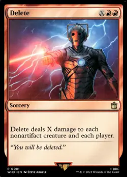 Delete 81 Rare Universes Beyond: Doctor Who Magic: The Gathering Near Mint - Image 1