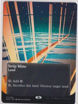 MTG Strip Mine (Borderless) Edge of Eternities: Stellar Sights Regular - Image 1