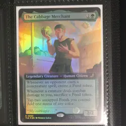 Wizards of the Coast The Cabbage Merchant 0203 Rare Foil Legendary Human - Image 1