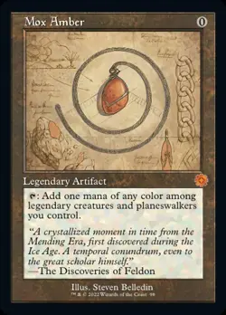 1 x MTG Foil Mox Amber (BRR) --- N/M - Image 1