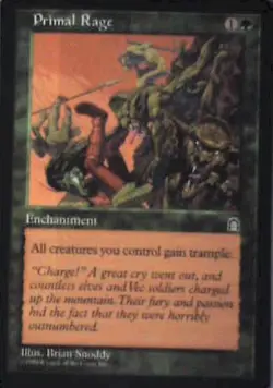 Primal Rage - Stronghold: #112, Magic: The Gathering Lp R112 - Image 1