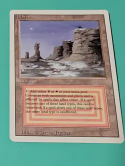 Magic the Gathering Plateau MtG Revised - NM/M UNPLAYED - Image 1