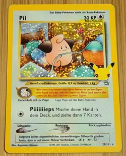 Pii # 20/111 Rare Holo CELEBRATIONS Klassische Sammlung 2021 Pokemon DE Mint - Image 1