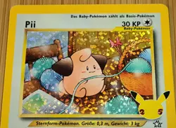 Pii # 20/111 Rare Holo CELEBRATIONS Klassische Sammlung 2021 Pokemon DE Mint - Image 3