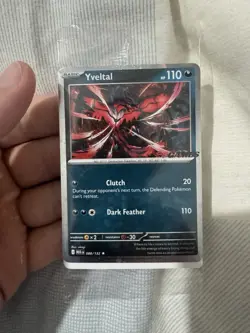 Pokemon TCG Mega Ev Yveltal EB Games Stamped RARE Promo Card 088/132 - SEALED - Image 1