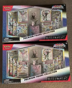 Pokemon TCG Prismatic Evolutions Premium Figure Collection Sealed NEW - Image 1