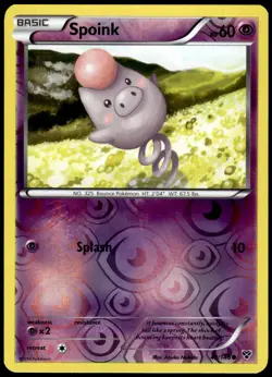 Spoink 49/146 XY Reverse Holo Common LP Pokemon 2014 - Image 1