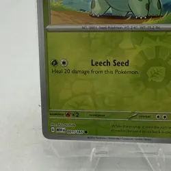 Bulbasaur 001/165 Pokemon TCG Scarlet & Violet 151 Best Buy Stamped Promo Sealed - Image 3