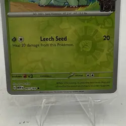 Bulbasaur 001/165 Pokemon TCG Scarlet & Violet 151 Best Buy Stamped Promo Sealed - Image 4