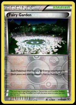 Fairy Garden 117/146 XY Reverse Holo Uncommon NM Pokemon 2014 - Image 1