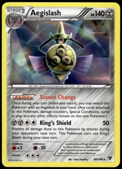 Aegislash 86/146 XY Holo Rare NM Pokemon 2014 - Image 1