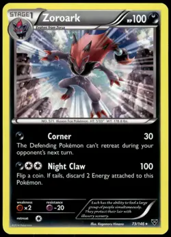 Zoroark 73/146 XY Holo Rare VLP Pokemon 2014 - Image 1