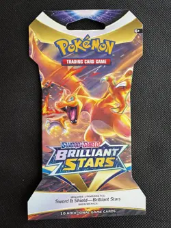 Pokemon Brilliant Stars 4 Booster Sleeved Blister Pokemon Art Set Sword Shield - Image 3