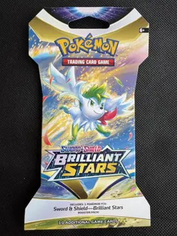 Pokemon Brilliant Stars 4 Booster Sleeved Blister Pokemon Art Set Sword Shield - Image 5