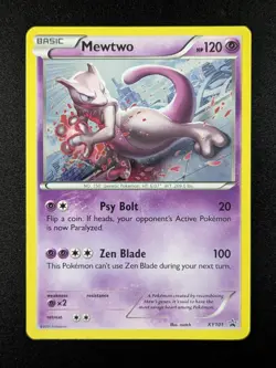 2015 Pokemon MEWTWO #XY101 XY Black Star Promos Rare English - Image 1