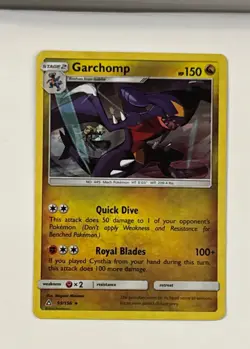 Garchomp 99/156 Ultra Prism Rare Holo LP Pokemon TCG - Image 1