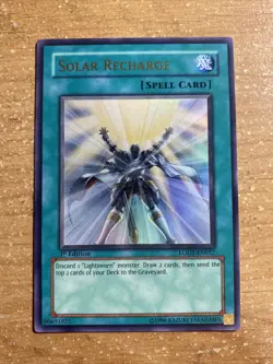 🔥 Yugioh Solar Recharge LODT-EN052 ULTRA RARE NEAR MINT 1ST EDITION 🔥 - Image 1
