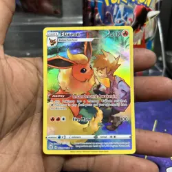2022 Pokemon Brilliant Stars Flareon Trainer Gallery Rare TG01/TG30 NM - Image 1