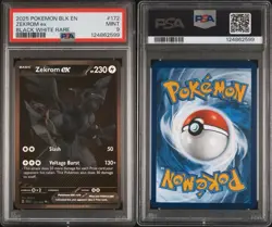 Pokemon TCG - 172/086 Zekrom Ex - Black Bolt - PSA 9 - Image 3