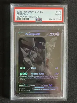 Pokemon TCG - 172/086 Zekrom Ex - Black Bolt - PSA 9 - Image 4