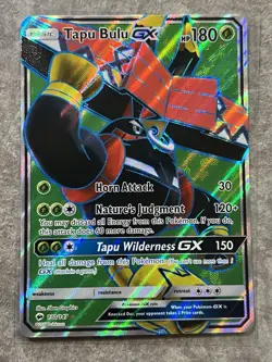 Tapu Bulu GX (Full Art) 130/147 Pokemon TCG Sm-Burning Shadows Holo (Light Play) - Image 1