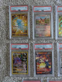 Pokemon PSA 9 Lot of 11! Lance's Charizard, Evee Master Ball, Gengar TG & More!! - Image 2