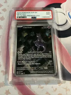 2023 POKEMON SVP EN-SV BLACK STAR PROMO 151 ULTRA-PREM COLL #052 MEWTWO PSA 9 - Image 1