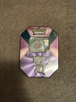 Pokemon TCG: Mew V Forces Tin - Sealed - SWORD & SHIELD 4 packs + Holo Promo - Image 1