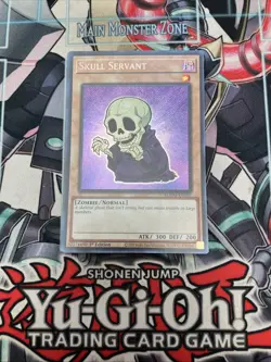 Skull Servant Secret Rare BLMM-EN002 Yugioh Chibi - Image 1