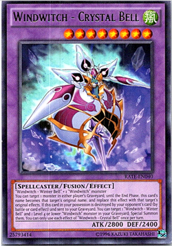 Yu-Gi-Oh! - Windwitch - Crystal Bell - RATE-EN040 - Unlimited - NM/M - NEW - Image 1
