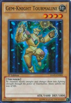 1X NM Gem-Knight Tourmaline - HA05-EN003 - Super Rare 1st Edition yugioh - Image 1