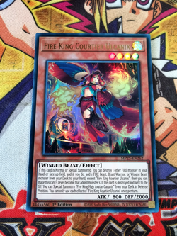 Fire King Courtier Ulcanix mp25-en262 1st Edition (NEW) Ultra Rare Yu-Gi-Oh! - Image 1