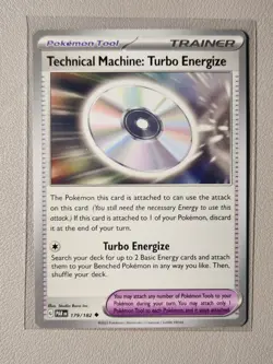 Technical Machine: Turbo Energize 179/182 Pokemon card Paradox Rift uncommon NM - Image 1