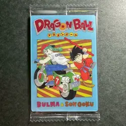 S2320 Bulma & Son Goku CR Holo Japanese Dragon Ball Itajaga Vol.7 Card Sealed - Image 1