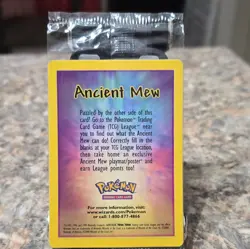 Factory Sealed Pokemon TCG Ancient Mew Promo Holo Card English 2000 - Image 2