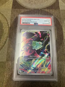 Pokemon TCG Bulbasaur IR 133/132 Mega Evolutions - Image 1